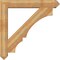 Ekena Millwork Balboa Arts and Crafts Rough Sawn Bracket w/ Offset Brace, Western Red Cedar, 8"W x 48"D x 48"H BKT0806X48X48BOA03RWR - alternate 4